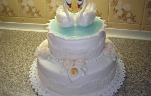 Svadobná torta.