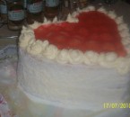 Kokosovo - vanilková torta