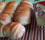 Prúžkovaná jablková taštička