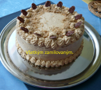 Kávovo-koňaková torta