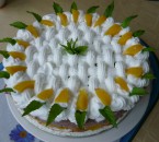 Smotanovo-ovocná torta