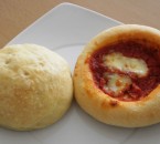 Talianska focaccia biela a červená