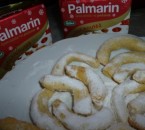 Vanilkové rožky s mandľami