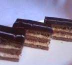 Medovo-kakaové rezy